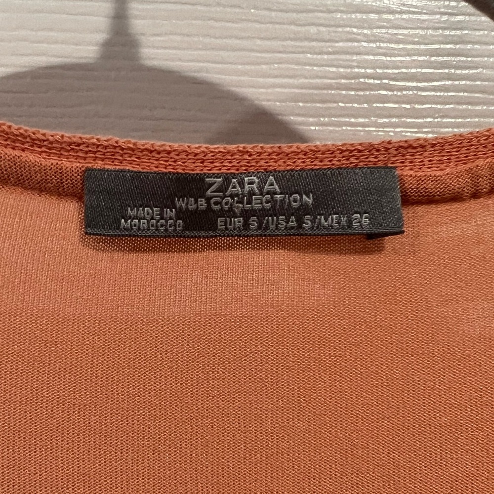 Zara Boho Top Size Small - Picture 3 of 4